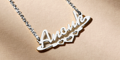 Design lettertype naamketting