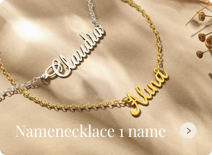 Name necklace one name