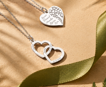 Gepersonaliseerde sieraden voor familie