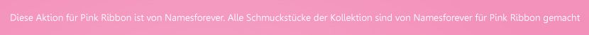 Pink Ribbon Schmuck Banner