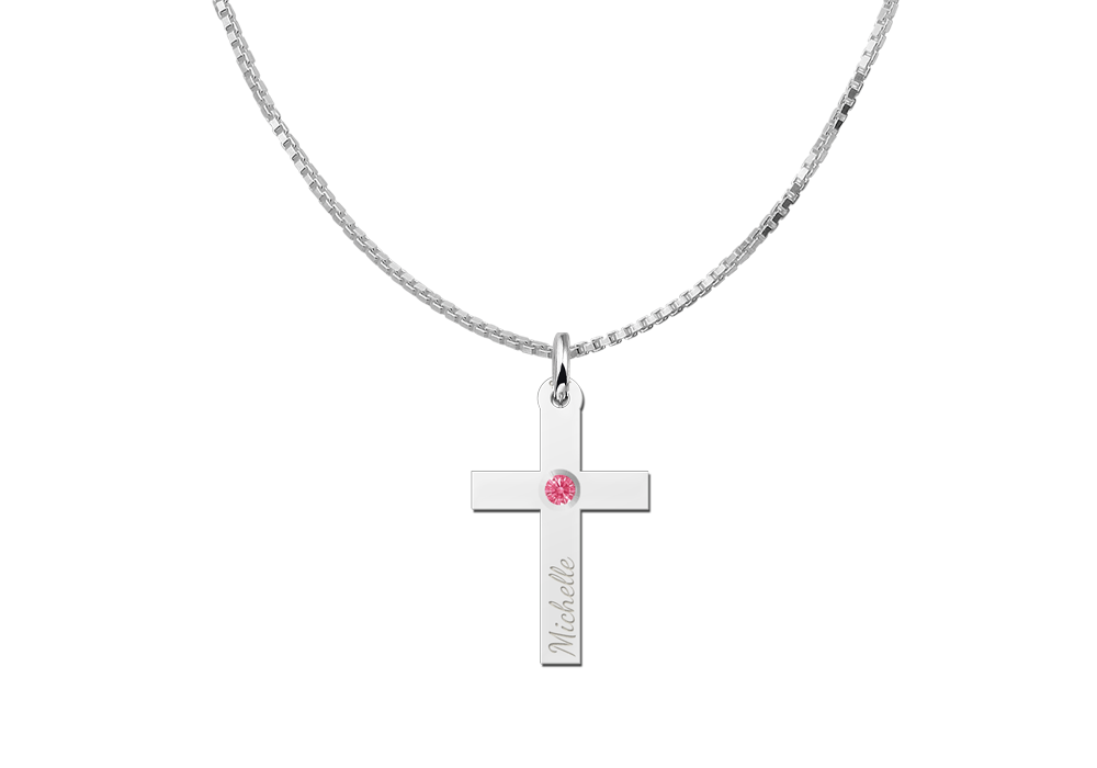  Zilveren communie kruis“ alt=