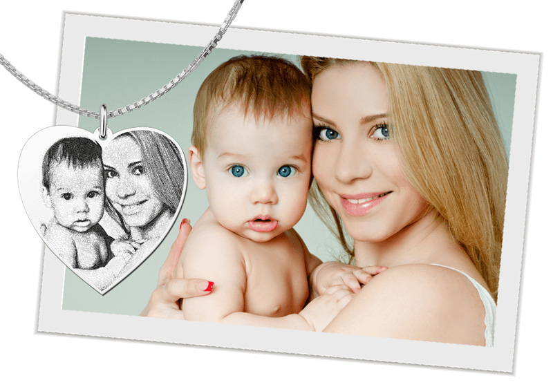 Necklace with photo